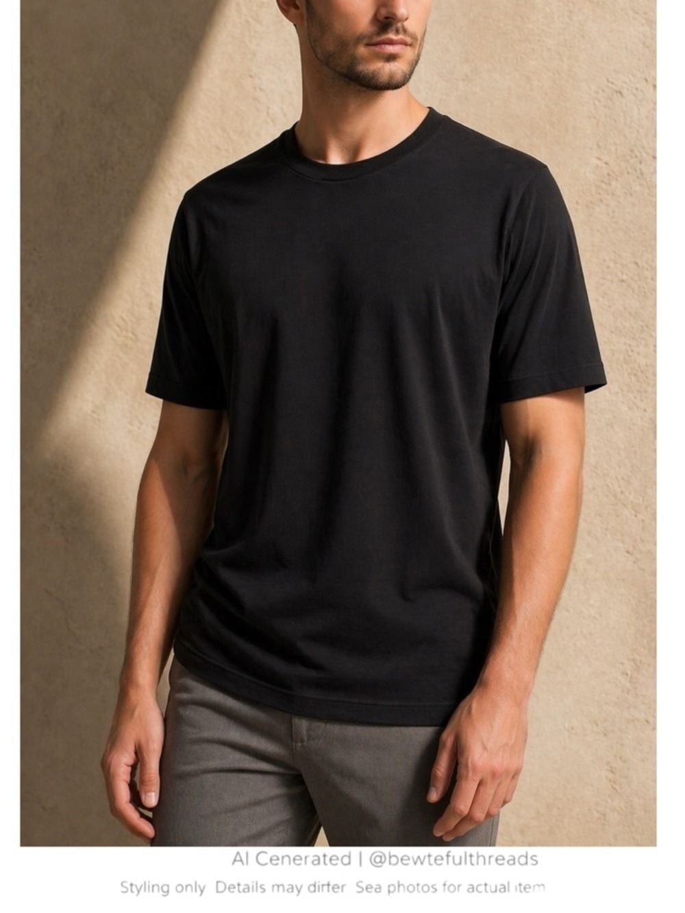 Robert Barakett Black Pima Cotton T-Shirt XXL Premium Luxury Tee